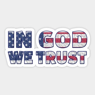 In god we trust Sticker